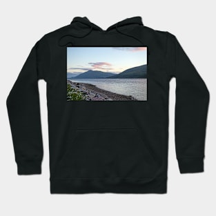 Loch Linnhe, Scotland, at sunset Hoodie